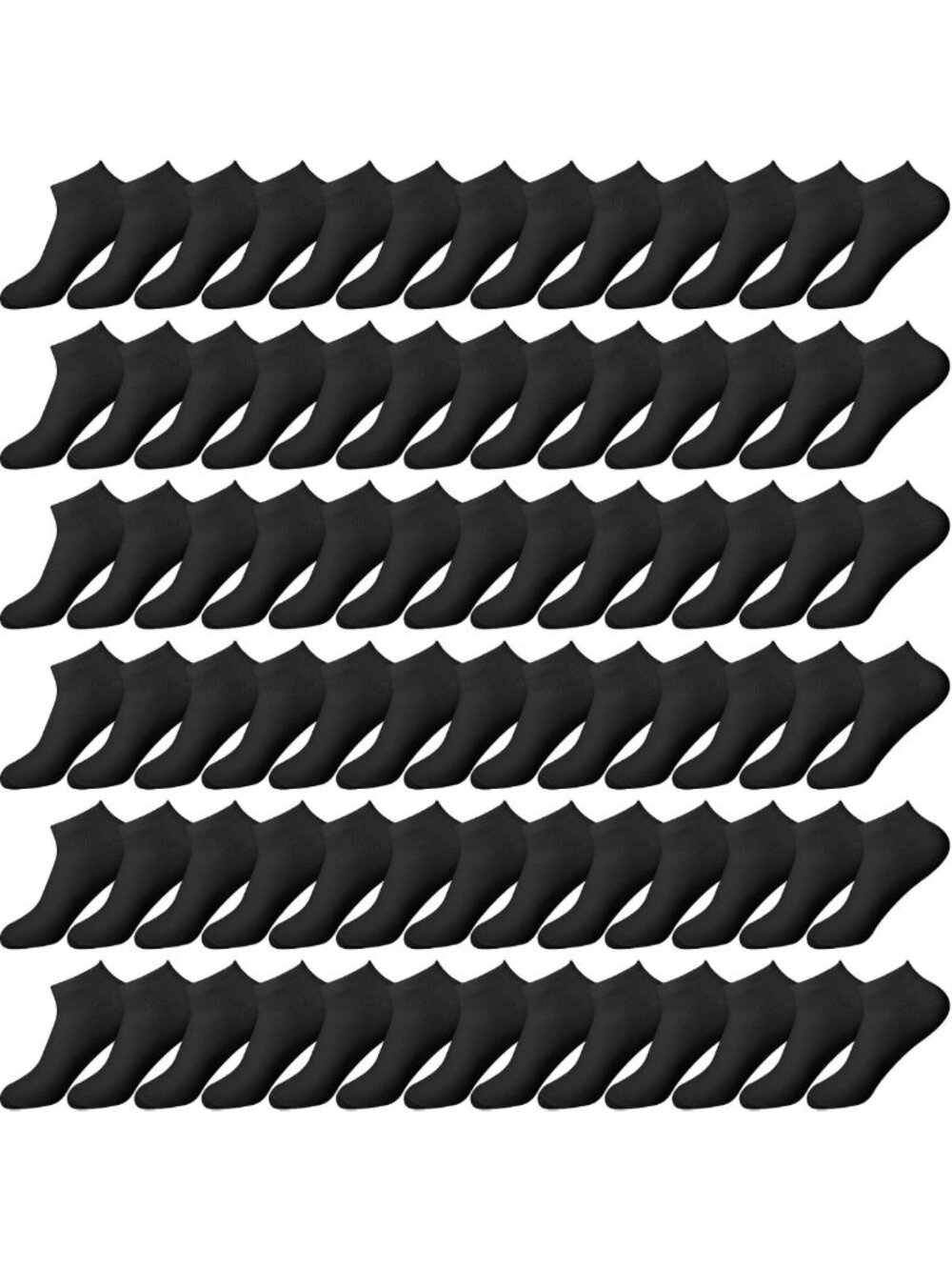 100 Pairs Low Cut Ankle Socks for Women & Men - Comfortable, Breathable